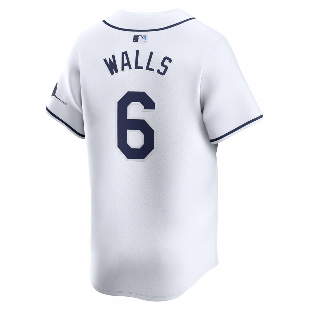 Taylor Walls Tampa Bay Rays Home Limited Player Jersey - White-Pro Kit Vault | Brand New 26/27 Sports Jerseys